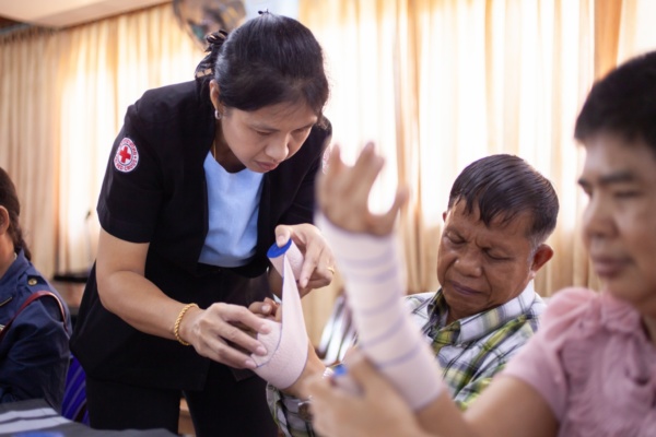 อบรมปฐมพยาบาลผู้พิการ เนื่องในวันปฐมพยาบาลโลก 2562