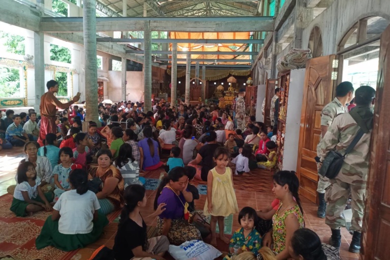 ช่วยผู้อพยพ อ.สังขละบุรี