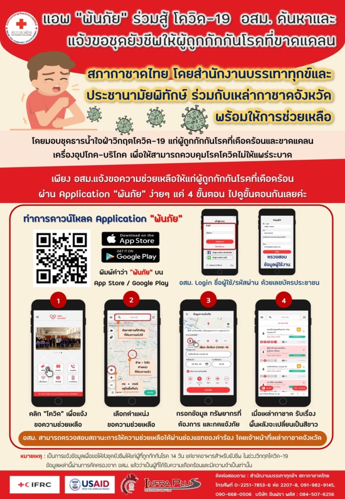 สภากาชาดไทย รวมใจต้านภัยโควิด