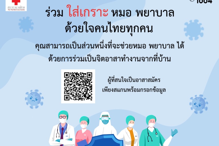 เปิดรับอาสาสมัครทำ Face shield