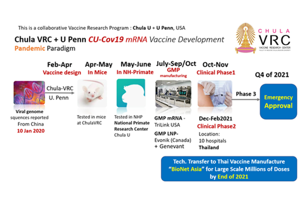 พัฒนาวัคซีนโควิด