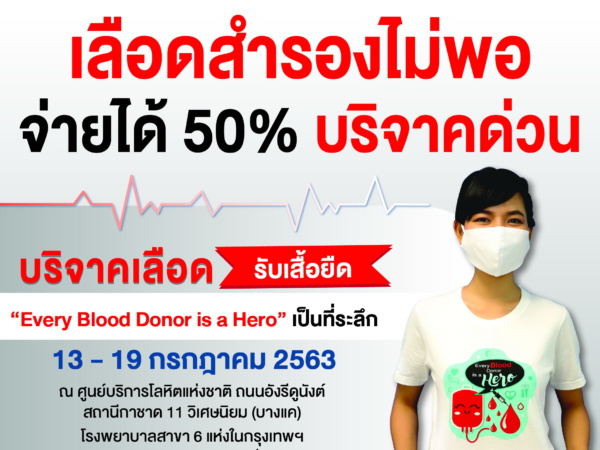 เลือดสำรองไม่พอ