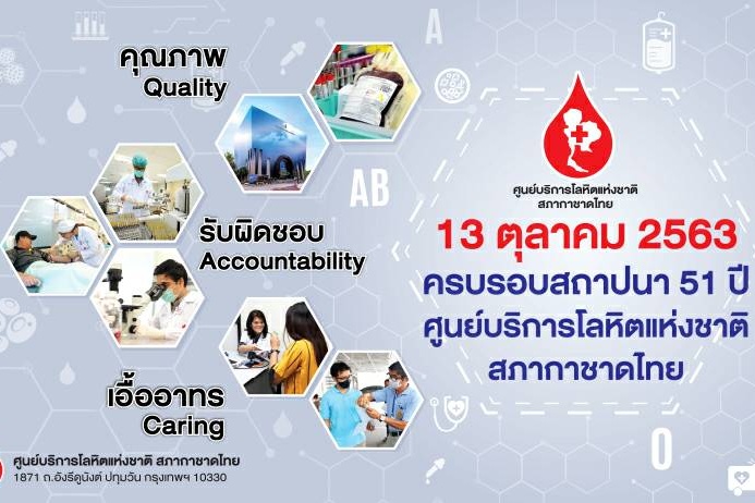 51 ปี ศูนย์บริการโลหิต