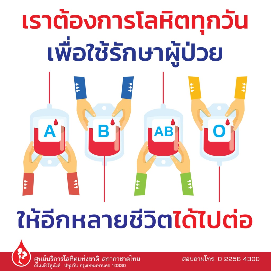 บริจาคโลหิตปลอดภัย