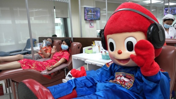 บริจาคโลหิตตรุษจีน