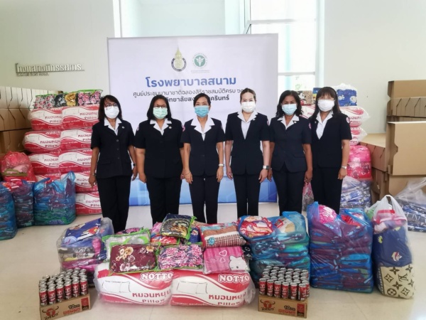 เหล่าสงขลา๓ มอบของให้รพ.สนาม