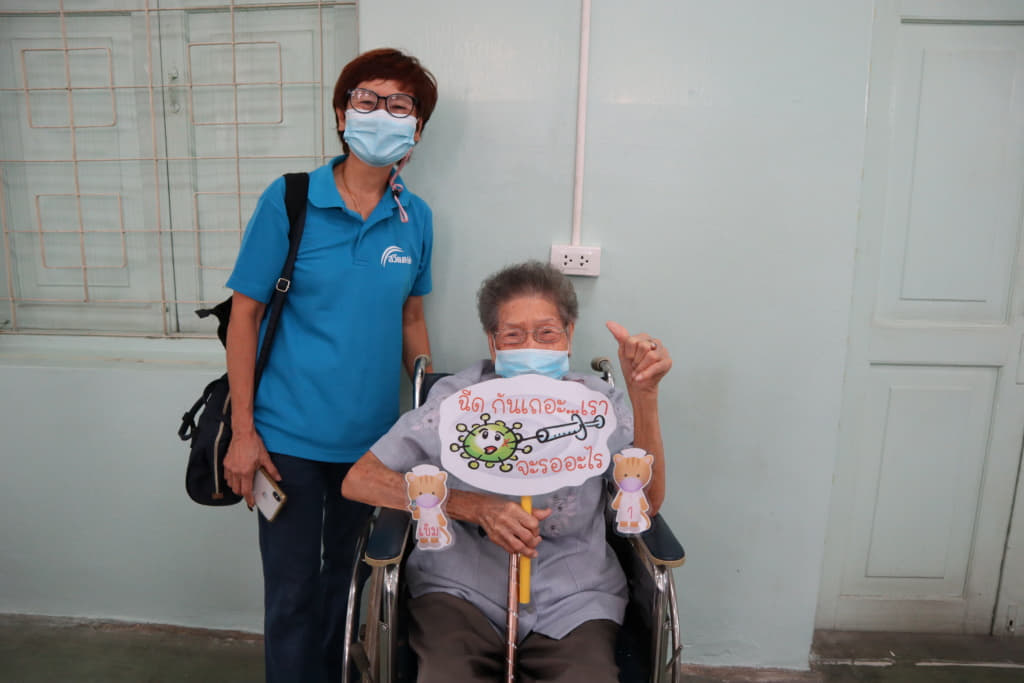 สถานเสาวภาฉีดวัคซีนโควิด