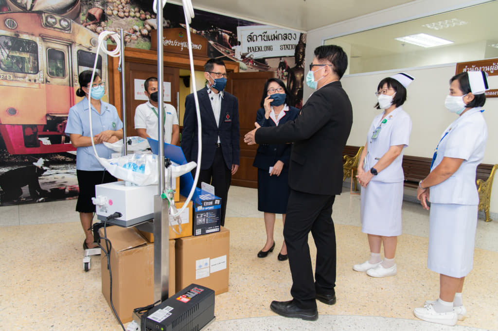 สภากาชาดไทย มอบเครื่องบำบัดโรคระบบทางเดินหายใจอัตราการไหลสูง ให้กับโรงพยาบาลที่ขาดแคลน
