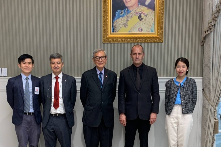 ผู้อำนวยการคณะกรรมการกาชาดระหว่างประเทศเข้าเยี่ยมคารวะเลขาธิการสภากาชาดไทย