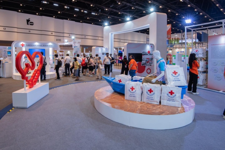 กาชาดร่วมเป็นส่วนหนึ่งในงาน Sustainability Expo 2022 เพื่อสร้างความยั่งยืนด้านสุขภาพและคุณภาพชีวิต