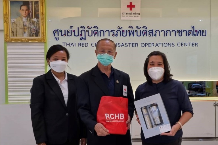 ผู้แทนจากธนาคารพัฒนาเอเชียเยี่ยมชมศูนย์ปฏิบัติการภัยพิบัติสภากาชาดไทย