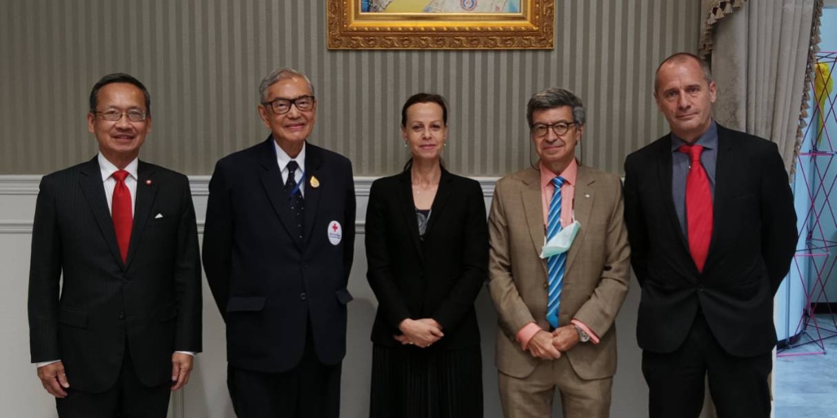 รูปประกอบข่าว ICRC courtesy visit ตค 2565 ผู้อำนวยการประจำภูมิภาคเอเชียแปซิฟิก ICRC เข้าเยี่ยมคารวะเลขาธิการสภากาชาดไทย