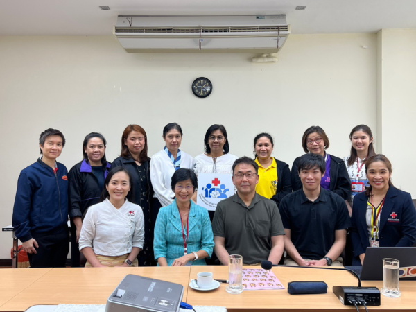 สภากาชาดญี่ปุ่นเยี่ยมชมศูนย์ฝึกอบรมปฐมพยาบาลและสุขภาพอนามัย สภากาชาดไทย