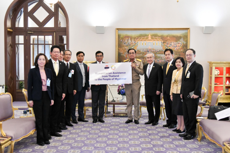 ส่งความช่วยเหลือให้กับผู้ประสบภัยจากพายุโมคาในเมียนมา