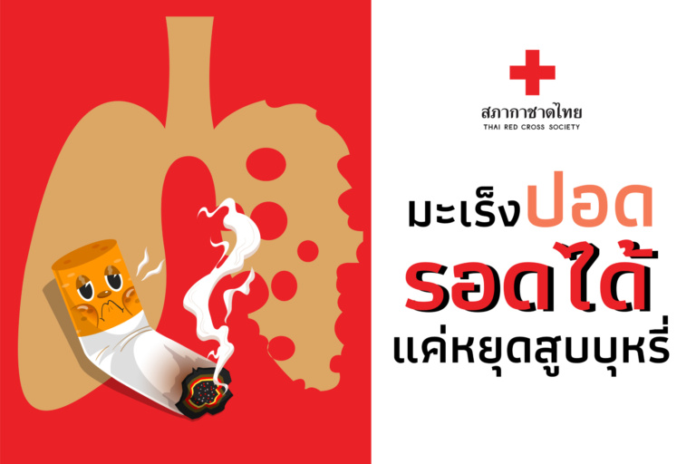 หน้าเปิด – มะเร็งปอดรอดได้ แค่หยุดสูบบุหรี