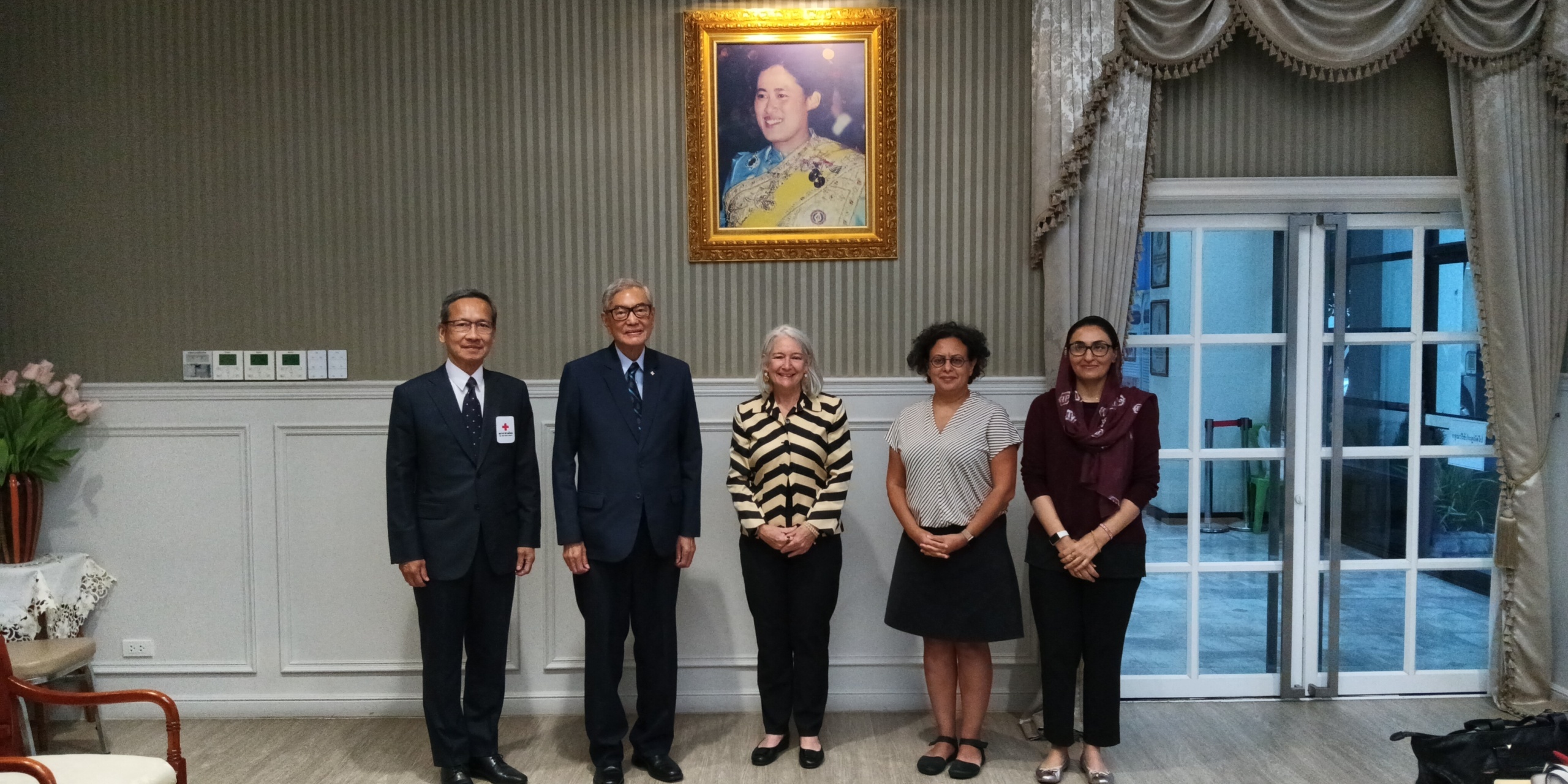 สมาชิกคณะกรรมาธิการบริหาร IFRC เข้าเยี่ยมคารวะเลขาธิการสภากาชาดไทย