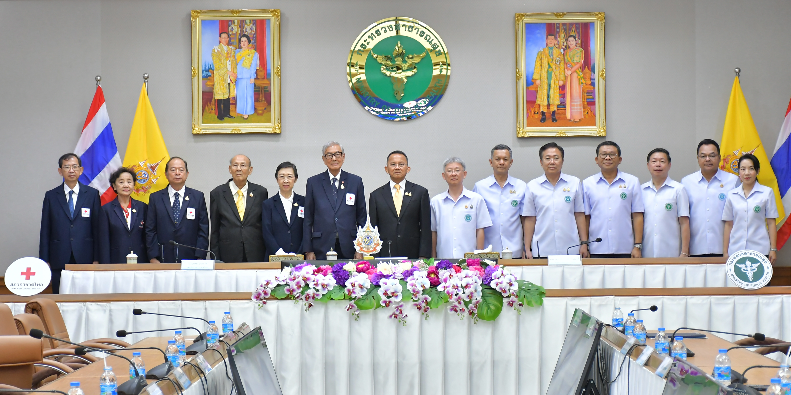 ภาพรวม พิธีลงนามบันทึกข้อตกลงความร่วมมือกับกระทรวงสาธารณสุข ในการเชื่อมโยงข้อมูลการบริจาคดวงตาและอวัยวะผ่าน Digital Health Platform