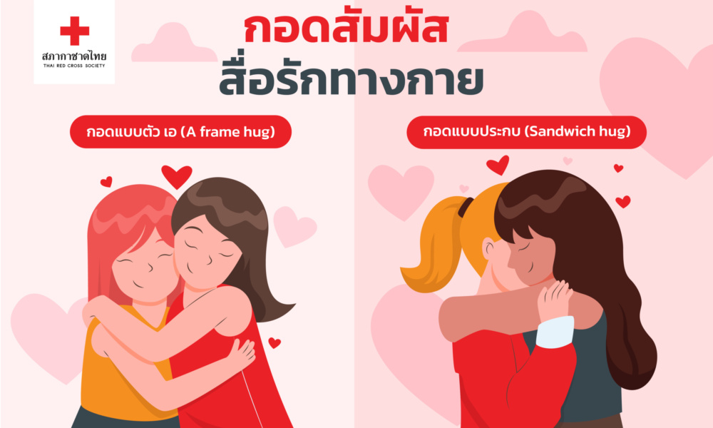 รูปภาพ กอดสัมผัส สื่อรักทางกาย